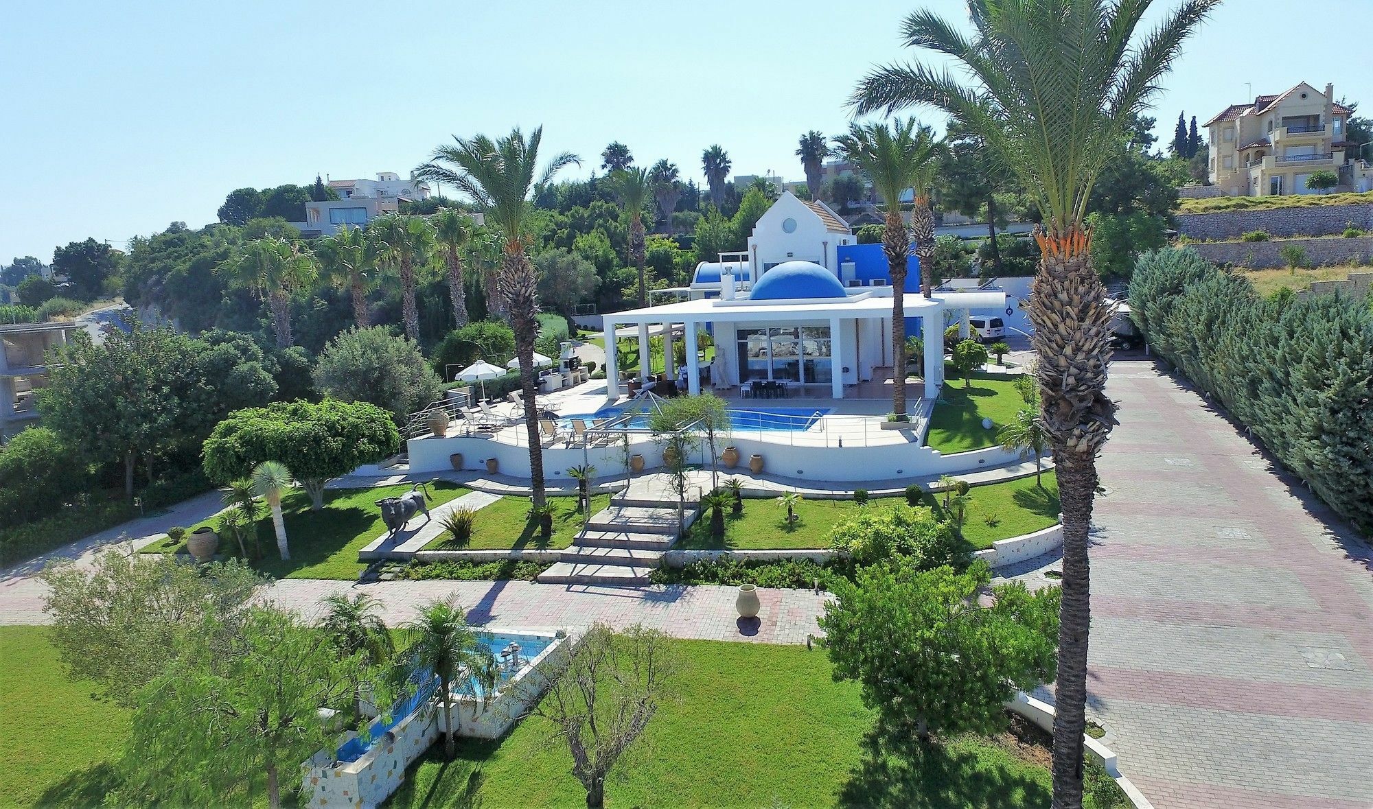 Grande Dame Villa Asgourou Exterior foto